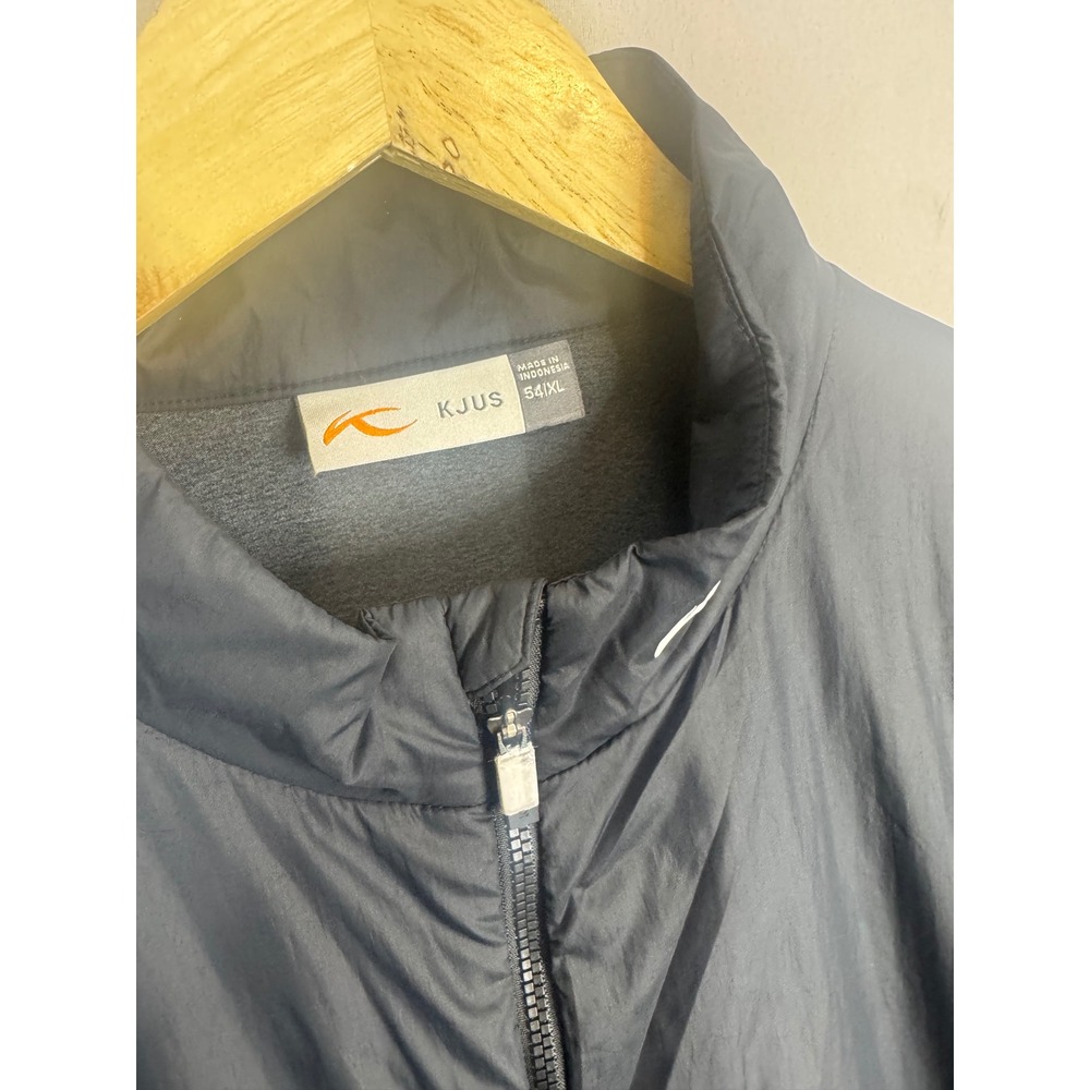 KJUS Men Radiation Jacket MG15-L11 Dark Gray Full Zip Lightweight Golf XL 54 - Picture 3 of 11